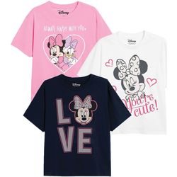 textil Niña Camisetas manga larga Disney Minnie Mouse & Daisy Rojo