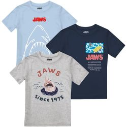 textil Niño Camisetas manga larga Jaws No Swimming Azul
