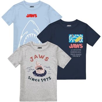 textil Niño Camisetas manga larga Jaws  Azul