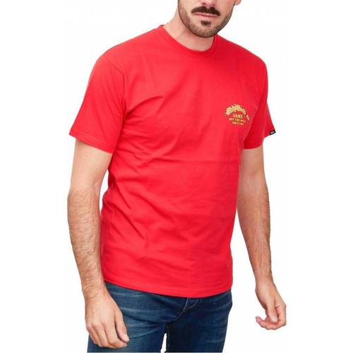 textil Hombre Camisas manga corta Vans COLD ONES Rojo