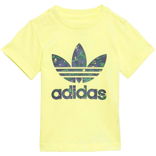 textil Niños Camisetas manga corta adidas Originals  Amarillo