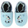 Zapatos Niño Pantuflas para bebé Robeez Zebra Rainbow Azul