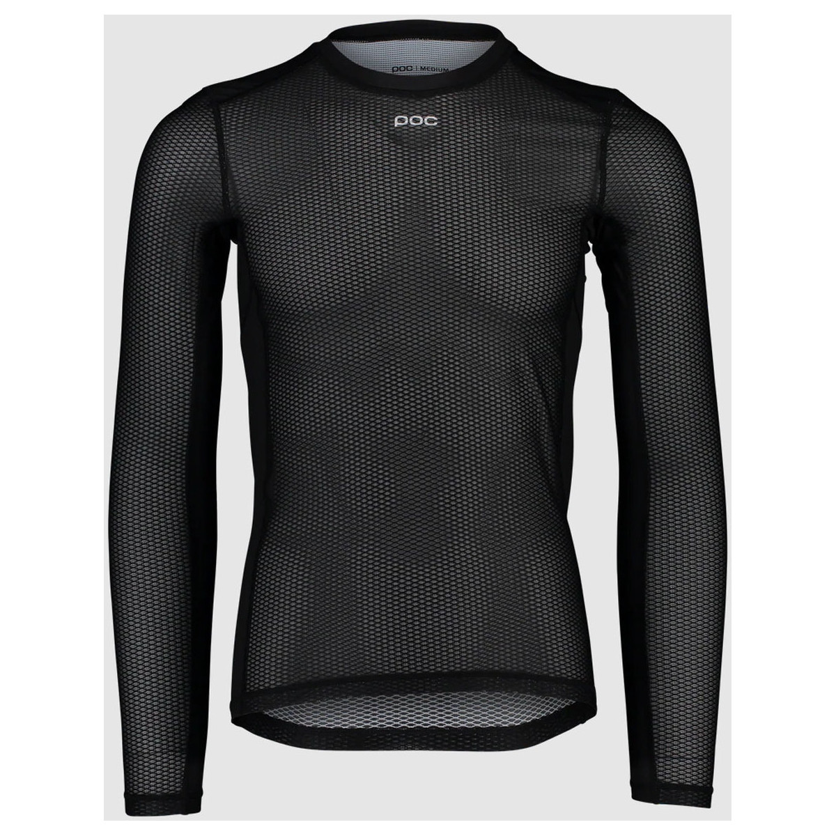 textil Hombre Tops y Camisetas Poc Essential Layer LS Jersey Uranium Black 58111-1002 Negro