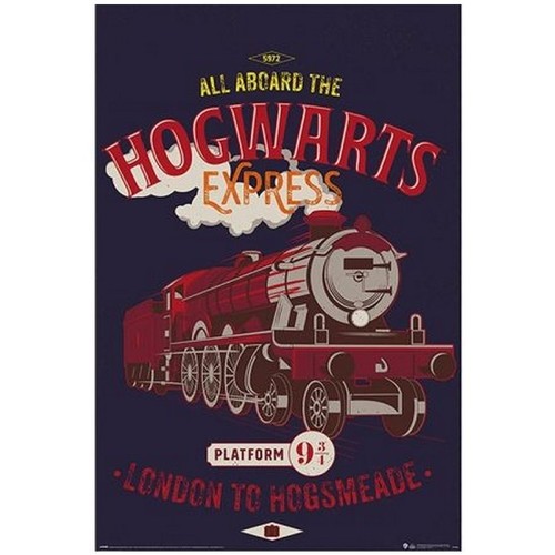 Casa Afiches / posters Harry Potter BS3484 Rojo