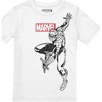 textil Niño Camisetas manga larga Marvel  Blanco