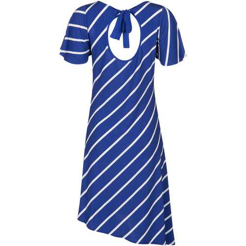 textil Mujer Vestidos Lisca Vestido de verano asimétrico manga corta Rhodes Azul
