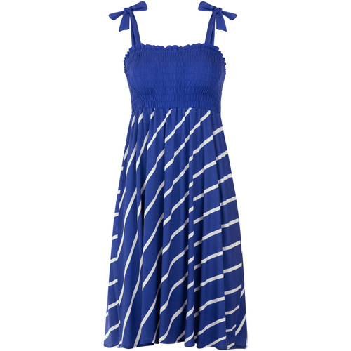 textil Mujer Vestidos Lisca Vestido de verano con tirantes Rhodes Azul