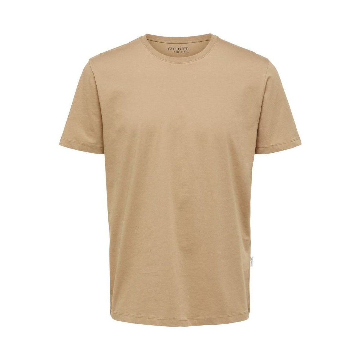 textil Hombre Tops y Camisetas Selected 16087842 HASPEN-KELP Beige