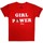 textil Niña Camisetas manga larga Disney Girl Power Rojo