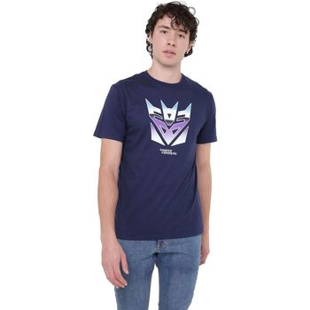 textil Hombre Camisetas manga larga Transformers TV2042 Azul