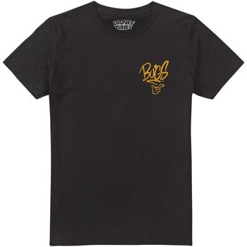 textil Hombre Camisetas manga larga Dessins Animés  Negro