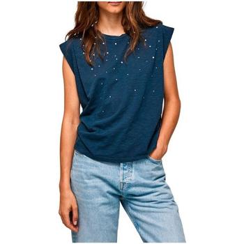 textil Mujer Camisetas manga corta Pepe jeans PL505425 594 Azul