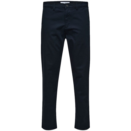 textil Hombre Pantalones Selected Noos Slim Tape New Miles Pants - Dark Sapphire Azul