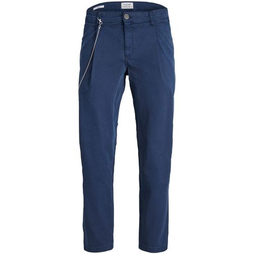 textil Hombre Pantalones Jack & Jones 12229582 BILL FREFFIE-NAVY BLAZER Azul