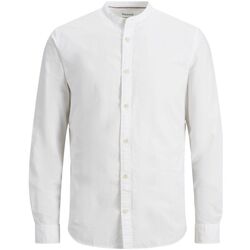 textil Niño Camisas manga larga Jack & Jones 12223340 SUMMER BAND-WHITE Blanco