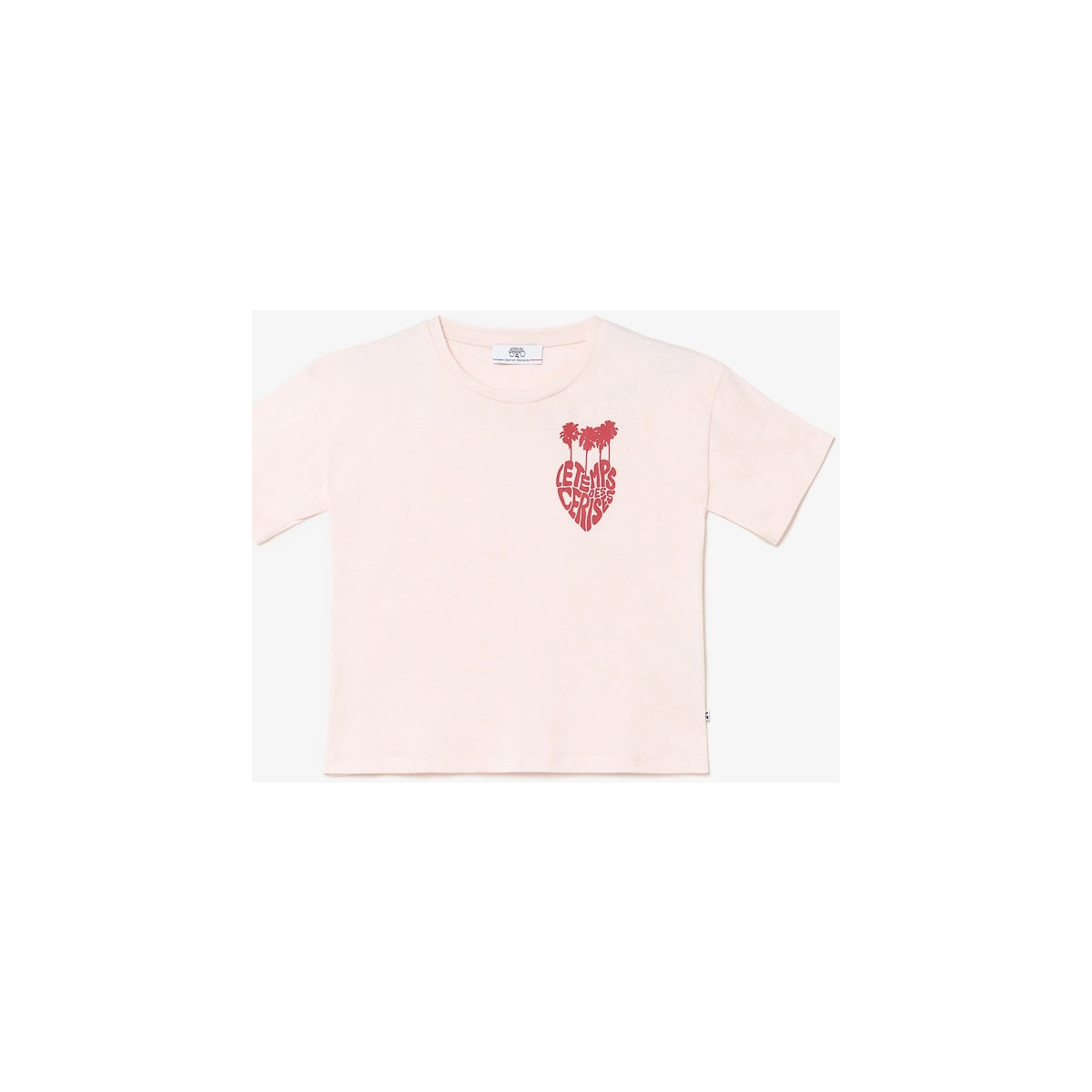 textil Niña Tops y Camisetas Le Temps des Cerises Camiseta PALMAGI Rosa