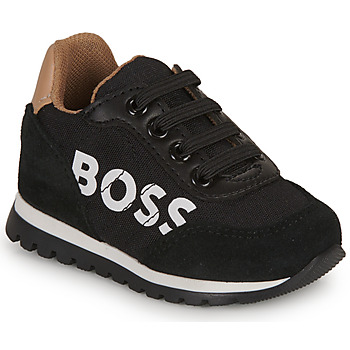 Zapatos Niño Zapatillas bajas BOSS J09210 Negro