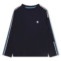 textil Niño Camisetas manga corta Timberland T25U37-857-C Marino