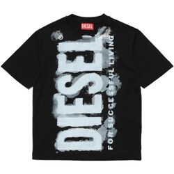 textil Niño Camisetas manga corta Diesel J01131-KYAR1 Negro