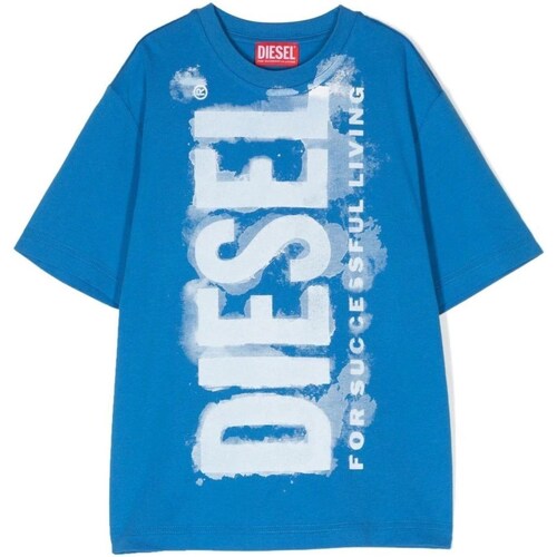 textil Niño Camisetas manga corta Diesel J01131-KYAR1 Azul