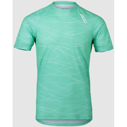 textil Hombre Tops y Camisetas Poc 52842-8389 MTB  PURE TEE LINES FLUORITE GREEN Verde