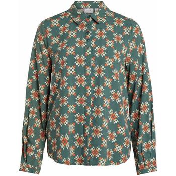 textil Mujer Tops y Camisetas Vila VIZUGI L/S SHIRT/LS/SU Verde
