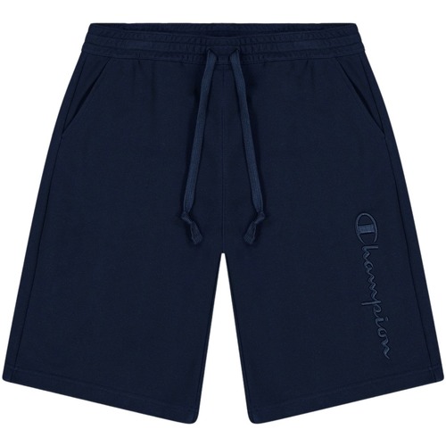 textil Hombre Shorts / Bermudas Champion Bermuda long  Cml Logo Azul