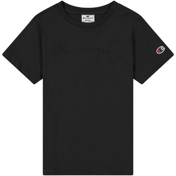 textil Niño Camisetas manga corta Champion T-shirt enfant  Cml Logo Negro