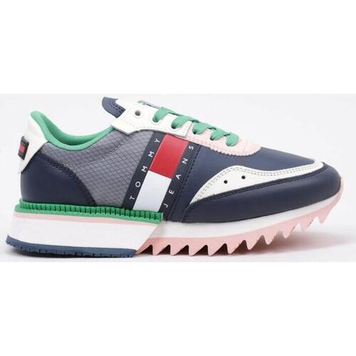 Zapatos Mujer Zapatillas bajas Tommy Hilfiger TOMMY JEANS CLEATED WMN Azul