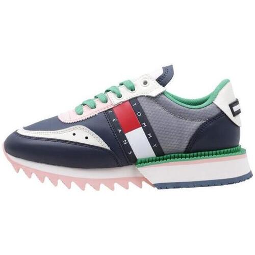 Zapatos Mujer Zapatillas bajas Tommy Hilfiger TOMMY JEANS CLEATED WMN Azul