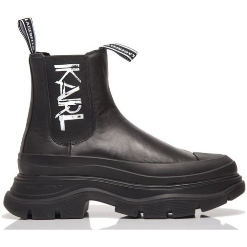 Zapatos Mujer Botas Karl Lagerfeld LUNA -ART DECO GORE BOOT KL42940 Negro