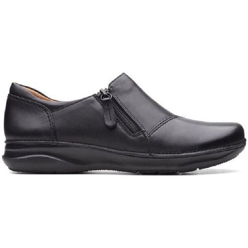 Zapatos Mujer Mocasín Clarks APPLEY ZIP 26162406 BLACK Negro