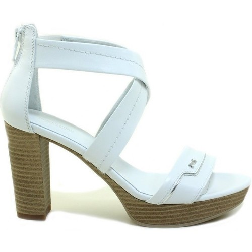 Zapatos Mujer Sandalias NeroGiardini Basic 8081 Blanco