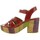 Zapatos Mujer Sandalias Alpe BAHAMAS 47295318 RUBINO Rojo