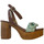 Zapatos Mujer Sandalias Itse 5550 VERDE Verde