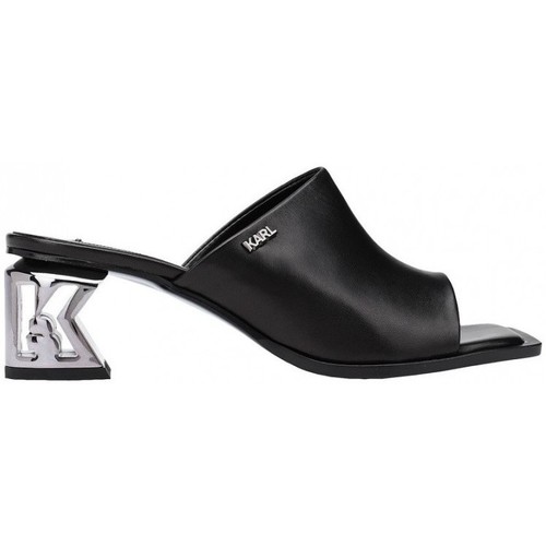 Zapatos Mujer Zapatos de tacón Karl Lagerfeld K-BLOK SQUARE TOE MULE Negro