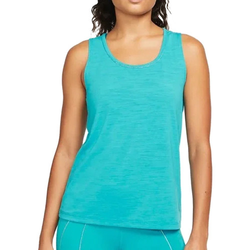 textil Mujer Camisetas sin mangas Nike  Azul