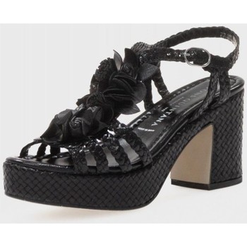Zapatos Mujer Sandalias Pon´s Quintana 7737 Negro