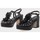Zapatos Mujer Sandalias Pon´s Quintana 7737 Negro