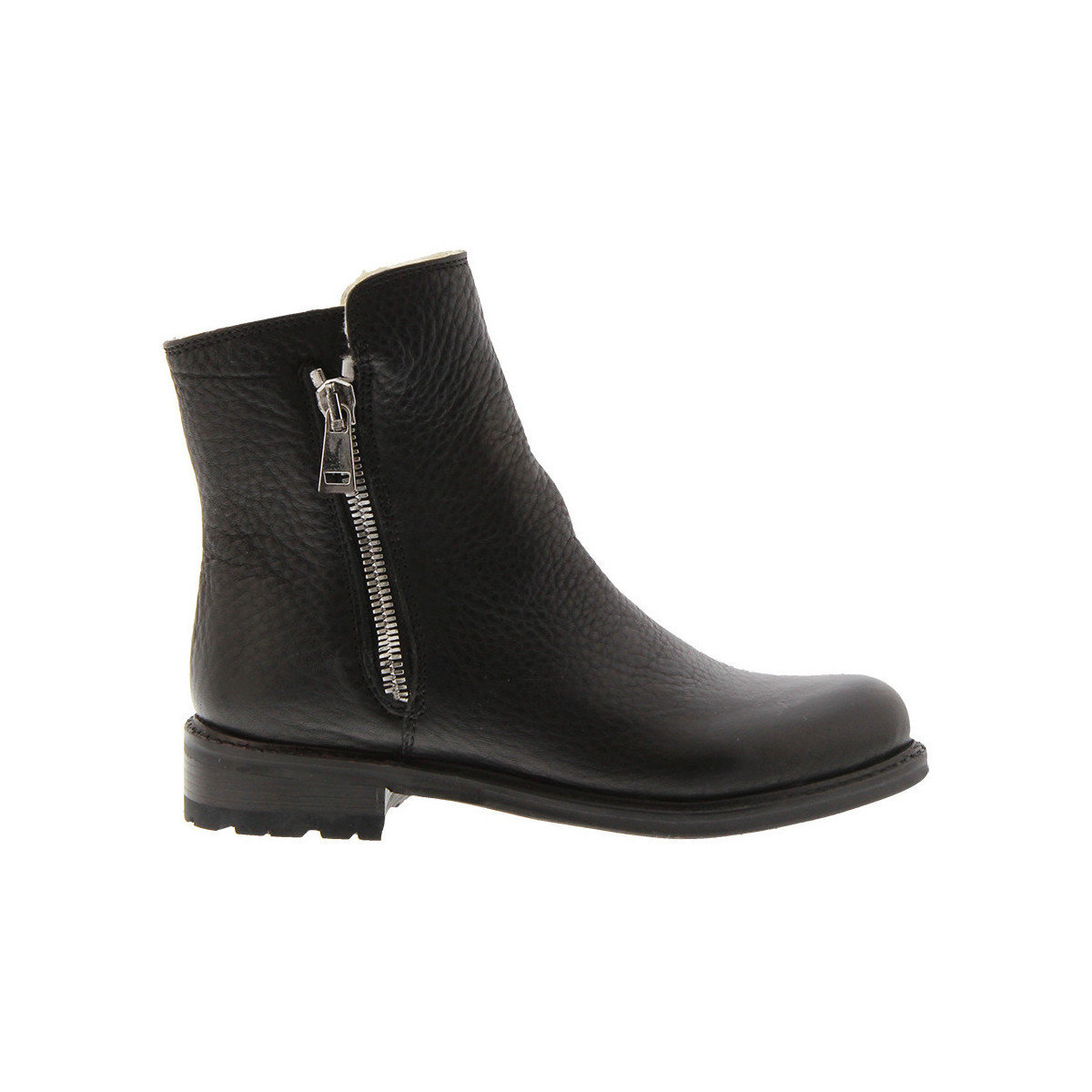 Zapatos Mujer Botas Blackstone Chaussures femme  Zipper Boot - Fur Negro