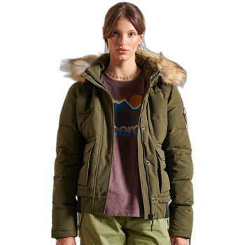 textil Mujer cazadoras Superdry Blouson femme  Everest Verde