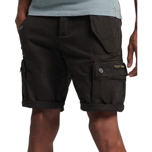 textil Hombre Shorts / Bermudas Superdry Short cargo épais  Core Negro