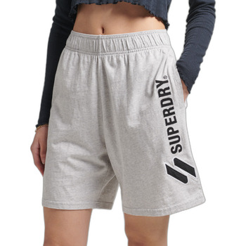 textil Mujer Shorts / Bermudas Superdry Short motif appliqué femme  Boy Code Gris
