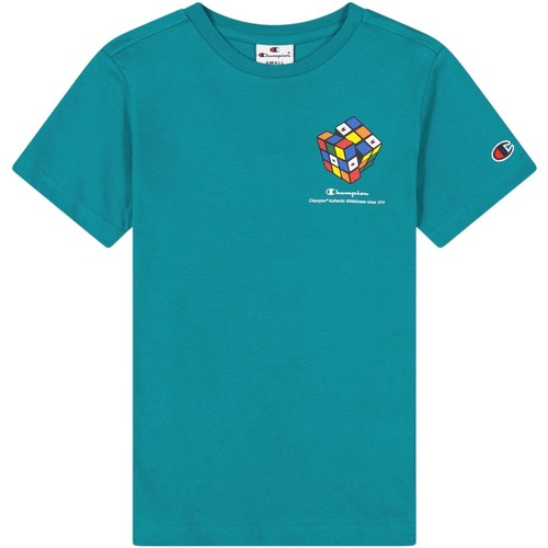 textil Niño Camisetas manga corta Champion T-shirt enfant  Gcy Graphic Gallery Multicolor