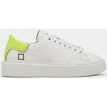Zapatos Mujer Deportivas Moda Date W381-SF-FL-HY SFERA FLUO-WHITE/YELLOW Blanco