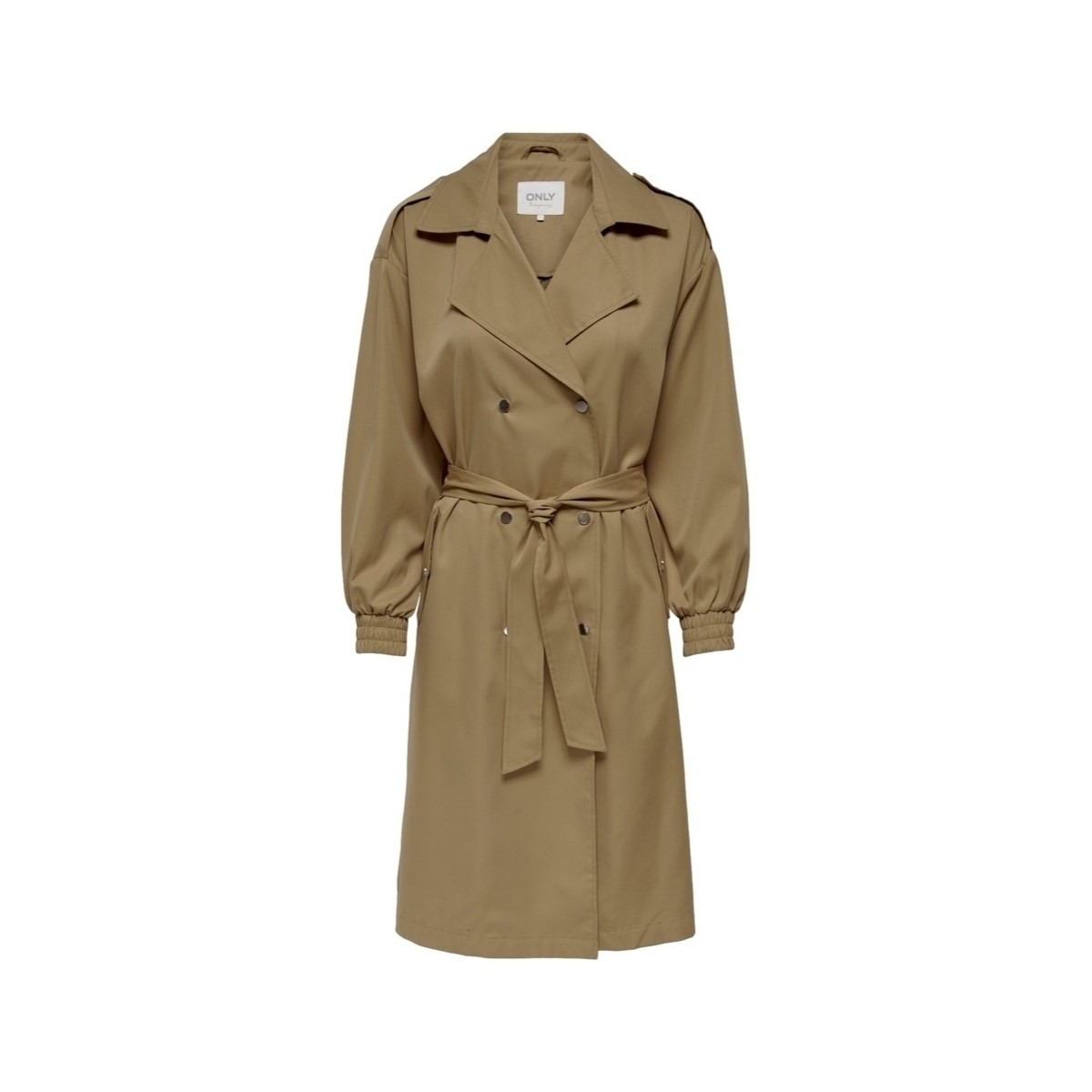 textil Mujer Abrigos Only Raincoat Sepia - Tigers Eye Beige