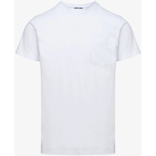 textil Hombre Tops y Camisetas K-Way K00AI30 Blanco