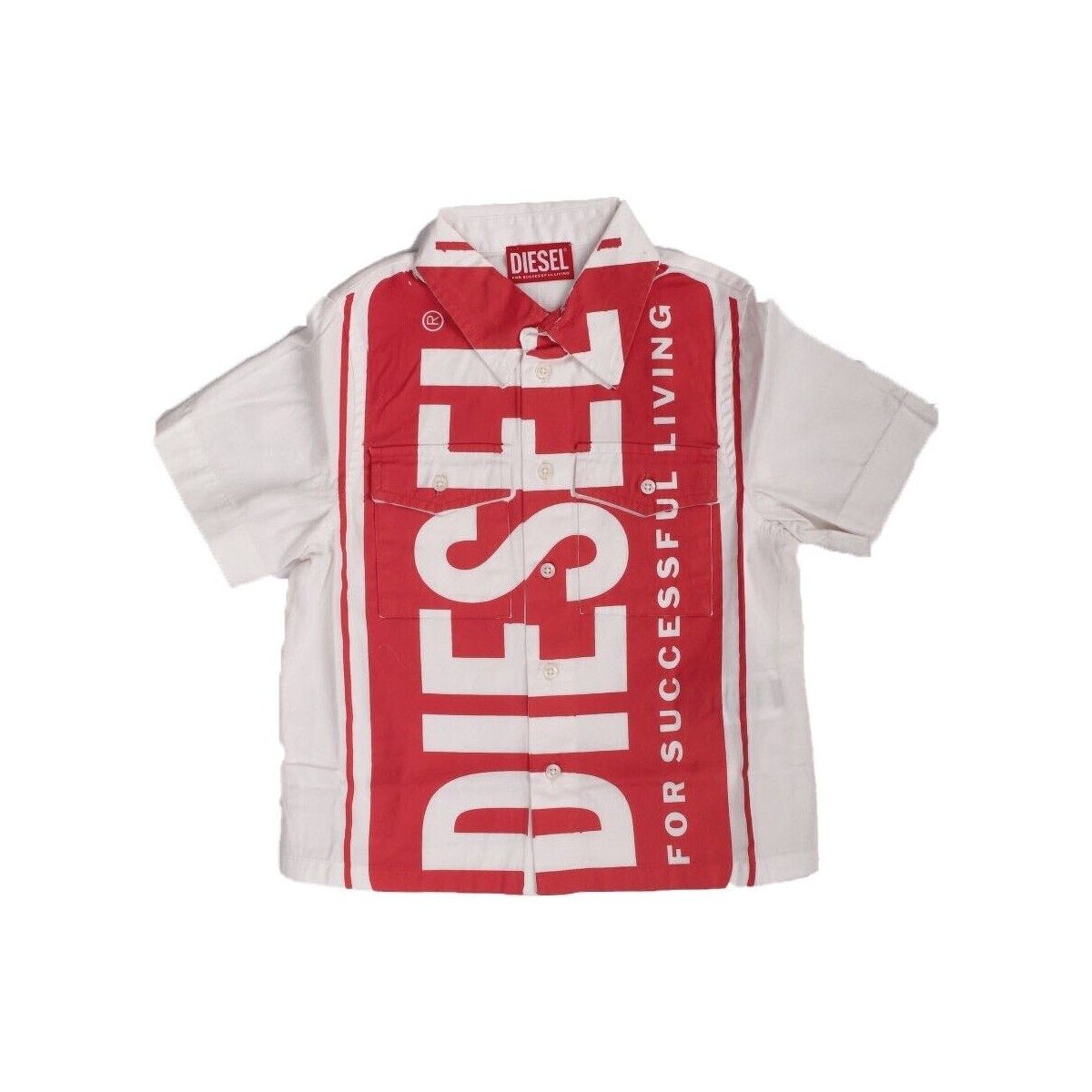 textil Niño Camisetas manga corta Diesel J01137 Blanco