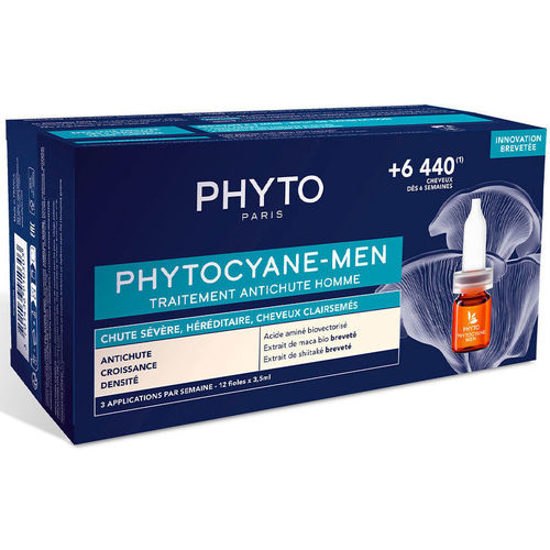 Belleza Tratamiento capilar Phyto Phytocyane-men Tratamiento Anticaída Hombre 12 X 