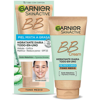 Belleza Maquillage BB & CC cremas Garnier Skinactive Bb Cream Piel Mixta A Grasa Spf25 medium 